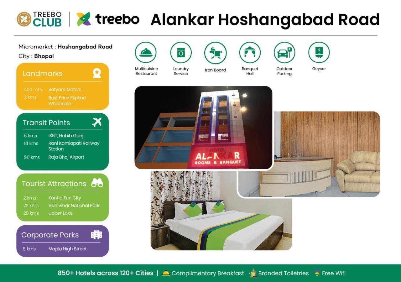 Treebo Alankar Hoshangabad Road Bhopal Exterior foto